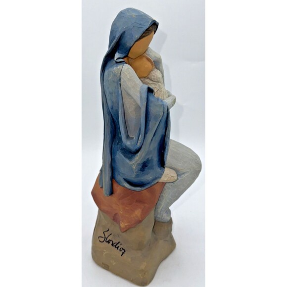 Willow Tree The Christmas Story Mary & Baby Jesus Figurine Susan Lordi Signed - Picture 5 of 16